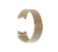 Correa de 20mm for Samsung Galaxy Watch 6/5/4/Classic 47mm 43mm 40mm 44mm pulsera Milanese Loop correa for Galaxy Watch 5 pro 45mm (Color : Rose gold, Size : For Watch 6 Classic 47mm)