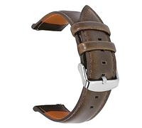 Correa de 22 mm Compatible for Fossil Gen 5 Carlyle HR Julianna HR Pulsera de cuero Compatible for Fossil Sport 43 mm / Q Explorist HR Gen 4 Correas de reloj ( Color : Darkgreen , Size : For Polar Uni