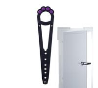 Correa de acceso para animales: banda para puerta para mascotas con forma de pata, cerradura de seguridad elástica de instalación rápida, barrera elástica flexible | Deja pasar a los felinos Evita que