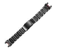 Correa de acero inoxidable 316, Compatible Con Casio G-Shock MTG-B1000, correa metálica Heart Of Steel negro plata para hombre(Black)