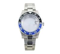 Correa de Acero Inoxidable 40 mm for Buceo, Resistente a 20 ATM, con Cristal Zafiro, Compatible los Movimientos mecánicos automáticos NH34, NH35 y NH36(Glass Back Cover 2)