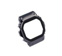 Correa de acero inoxidable adecuada for reloj Casio Small Square DW5600 GW-B5600 GW-M5610 con caja modificada y accesorios for reloj de hombre(Black case,For GW-M5610)
