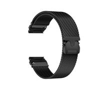 Correa de acero inoxidable compatible con for Garmin Fenix 8, 7X, 7 Pro, Fenix 6X, 5X, 5Plus, Tactix 7, Forerunner 965, 955, pulsera de ajuste rápido(Black,26mm)