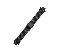 Correa de acero inoxidable de 14 mm compatible con for Casio G-Shock GST-B400.(Black)