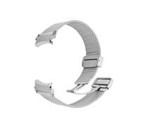 Correa De Acero Inoxidable De 20 Mm Apta For Galaxy Watch 6/5/5pro 40 Mm 44 Mm 45 Mm Milan Band Apta For Samsung Galaxy Watch 6 Classic 43 Mm 47 Mm 42 Mm(Silver,GalaxyWatch 4 40 44)