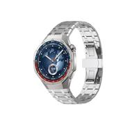 Correa de acero inoxidable de 22mm for Huawei Watch GT 5/5 Pro, pulsera de Metal de 46mm for Huawei Watch 3/4 Pro GT4 GT3/3P GT2/2E/2P(Silver,For Huawei GT 46mm)