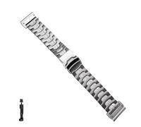 Correa de acero inoxidable de ajuste rápido for Garmin Fenix 8, 51mm, 7, 47mm, 7X, 6, 6X Pro, pulsera de Metal for Garmin Fenix 5, 5X Plus, 22 y 26mm(NO.2 Silver,Quick Fit 26mm)