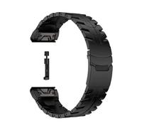 Correa de acero inoxidable de ajuste rápido for Garmin Fenix 8, 51mm, 7, 47mm, 7X, 6, 6X Pro, pulsera de Metal for Garmin Fenix 5, 5X Plus, 22 y 26mm(NO.1 black,26mm For Fenix 6X 6XPro)
