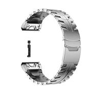 Correa de acero inoxidable de ajuste rápido for Garmin Fenix 8, 51mm, 7, 47mm, 7X, 6, 6X Pro, pulsera de Metal for Garmin Fenix 5, 5X Plus, 22 y 26mm(NO.1 Silver,26mm For Fenix 5X 5XPlus)