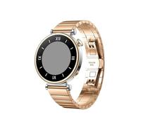 Correa De Acero Inoxidable De Metal De 18 Mm Apta For HUAWEI WATCH GT 4 Pulsera De Eslabones De 41 Mm Correa De Reloj Apta For Garmin Forerunner 265S 255S/Venu 3S Band(Rose Gold)