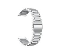 Correa de acero inoxidable de tres cuentas compatible con Garmin Lily 2, correa de acero inoxidable adecuada for accesorios de reloj for Garmin