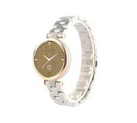 Correa de acero inoxidable de tres cuentas compatible con Garmin Lily Correa de acero inoxidable compatible con Garmin Lily Fashion Strap Correa de reloj de acero inoxidable(Silver)
