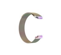 Correa de acero inoxidable for reloj Garmin Forerunner 235/220/230/620/630/735XT/Approach S20 S5 S6, pulsera de metal(Style 1 Colorful,S)