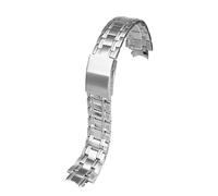Correa de acero inoxidable macizo compatible con Casio EDIFICE EFR-539 5345, repuesto de pulsera con hebilla de mariposa de metal for hombre, accesorios de reloj.