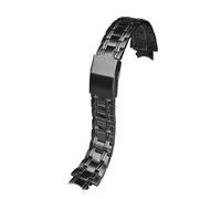 Correa de acero inoxidable macizo compatible con Casio EDIFICE EFR-539 5345, repuesto de pulsera con hebilla de mariposa de metal for hombre, accesorios de reloj.