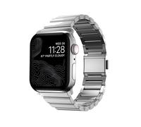 Correa de Acero Inoxidable Nomad Apple Watch Ultra 46mm/49mm Plateada