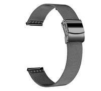 Correa de acero inoxidable para Garmin Venu 3S / Forerunner 265s 18 mm, correa de repuesto, pulsera, cómoda de llevar, acero inoxidable