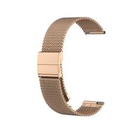 Correa de acero inoxidable para Garmin VivoActive 3 / Move / HR (20 mm) de color oro rosa.