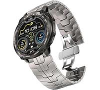 Correa de acero inoxidable para KOSPET Tank Smartwatch con cierre plegable - Compatible con modelos KOSPET Tank T3/T4/T2/M2/M3/M4/Ultra - Pulsera metálica de repuesto (titanio)