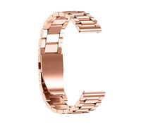 Correa de acero inoxidable para Samsung Fit para Galaxy Watch de 1.654 in, 1.811 in, pulsera de metal, 0.709 in, 0.787 in, 0.866 in, correa de reloj negra dorada (color: plata, tamaño: 0.787 in)