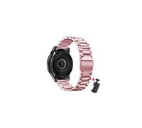 Correa de acero inoxidable para Xiaomi Mi Watch, color rosa, 22 mm, liberación rápida