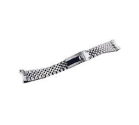 Correa de acero inoxidable Rolamy 316L de 22 mm con eslabones de tornillo y extremos curvados sólidos con cierre Oyster for reloj Casio MDV-106 MDV-106B