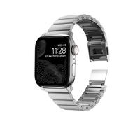 Correa de acero Nomad Apple Watch V2 40/41mm plateada