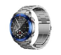 (Correa de acero plateada) Reloj inteligente deportivo WS-20 de 1,43 pulgadas IP67 compatible con llamadas