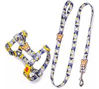 Correa de Adiestramiento Juego De Arnés Y Correa para Perros para Mascotas Pequeñas Y Medianas Juego De Correa Y Arnés para Perros Collar Cuerda Correa Pug Pet Correa Antitirones Perro (Color : A)