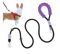 Correa de adiestramiento para perros, correa acolchada para perros | Correa de cadena de perro de nailon - Cuerda para perros al aire libre de 2 m, cadena de perro resistente con asa acolchada para
