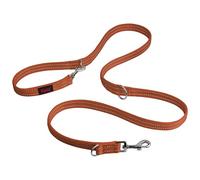 Company of Animals Collar Halti Correa multifunción con Doble Enganche, Ideal para antitirones Entrenamiento. Cómoda de sostener. Apta para Perros pequeños y Cachorros (Talla S, Naranja Quemada)