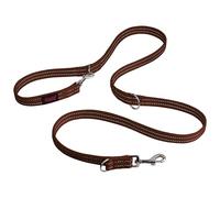 Company of Animals Collar Halti Correa multifunción con Doble Enganche, Ideal para antitirones Entrenamiento. Cómoda de sostener. Apta para Perros pequeños y Cachorros (Talla S, Nogal Profundo)