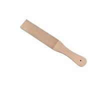 Correa de Afilado Kit de bloque afilar cuchillos con compuesto pulido y correa cuero doble cara para Peluquero Maquinilla de Afeitar Recta(28cm-A)