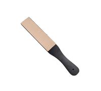 Correa de Afilado Kit de bloque afilar cuchillos con compuesto pulido y correa cuero doble cara para Peluquero Maquinilla de Afeitar Recta(28cm-C)