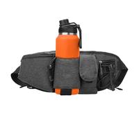 Correa de Ajuste con Soporte para Botellas: compacta para Correr con de teléfono Inteligente, cinturón Deportivo Ajustable para Hombres Mujeres, Ideal para Correr Ciclismo Senderismo al