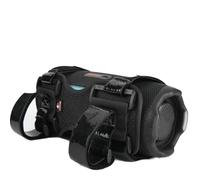 Correa de altavoz universal para JBL Xtreme/Charge/Flip Series, soporte ajustable para bicicleta con agarre antideslizante, soporte de nailon para altavoces Bluetooth portátiles (negro)
