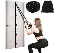 Correa de anclaje de puerta para bandas de resistencia, resistente, multibucle, correa de anclaje de puerta, correas de tobillo para entrenamiento de resistencia, terapia física, entrenamientos en