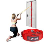 Correa de anclaje de puerta para ejercicios de bandas de resistencia, anclaje multipunto para gimnasio en casa, equipo de entrenamiento de resistencia portátil para puerta, fácil de instalar, sin