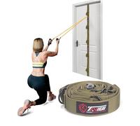 Correa de anclaje de puerta para ejercicios de bandas de resistencia, anclaje multipunto para gimnasio en casa, equipo de entrenamiento de resistencia portátil para puerta, fácil de instalar, sin