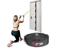 Correa de anclaje de puerta para ejercicios de bandas de resistencia, anclaje multipunto para gimnasio en casa, equipo de entrenamiento de resistencia portátil para puerta, fácil de instalar, sin