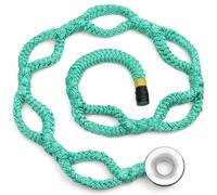 Correa de anillo de aparejo, cuerda arborista de 1.2 pulgadas x 6 pies con anillo de baja fricción, carga máxima de 15 t, ajuste de 7 bolsillos, eslingas de escalada, equipo de arborista, gran anclaje