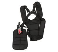 Correa de arnés de hombro doble cómoda para ahorrar mano de obra, cinturón acolchado para cortador de cepillo, podadora de jardín, herramienta de jardín, correa de hombro ajustable