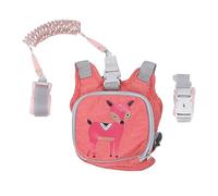 Correa de Arnés para bebé, Correa de Muñeca, Arnés Transpirable para Niños Pequeños, Mochila, Correa de 1,5 M para Exteriores (PINK)