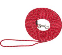 Correa de arrastre para cachorros, aproximadamente 4 m/ø 4 mm roja