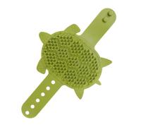 Correa De Aseo Para Gatos Con Almohadilla De Silicona - Cepillo De Autocuidado Para Gatos Masajeador,Peine De Siliconia Impermeable 203 Dientes Con Correa Para Esquinas Uso Interior Y Exterior Manteni