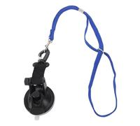 Correa de baño para Perros con Ventosa, Gancho con Ventosa, sujeción para bañera para Perros, Correa de Nailon Suave con Collar Ajustable para Mascotas, Perros, Gatos, Ducha, (l)