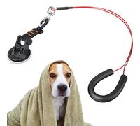 Correa de baño para perros - Correa de sujeción ajustable para bañera para cachorros - Correa para perros Aseo de perros, suministros de ducha para mascotas con ventosa Aseo, recorte y cepillado de su