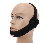 Correa de Barbilla Antironquidos para Usuarios de CPAP, Correa de Barbilla para Respirador Bucal, Ayuda para Dormir que Deja de Roncar, Tapón de Ronquidos, Dispositivo Anti Ronquidos(Negro)