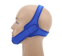 Correa de Barbilla Antironquidos para Usuarios de CPAP, Correa de Barbilla para Respirador Bucal, Ayuda para Dormir que Deja de Roncar, Tapón de Ronquidos, Dispositivo Anti Ronquidos(Azul)