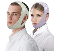 Correa de barbilla antirronquidos, tapón para ronquidos con correa de barbilla de velcro ajustable para dormir, solución cómoda para detener los ronquidos, dispositivos antirronquidos, transpirable y